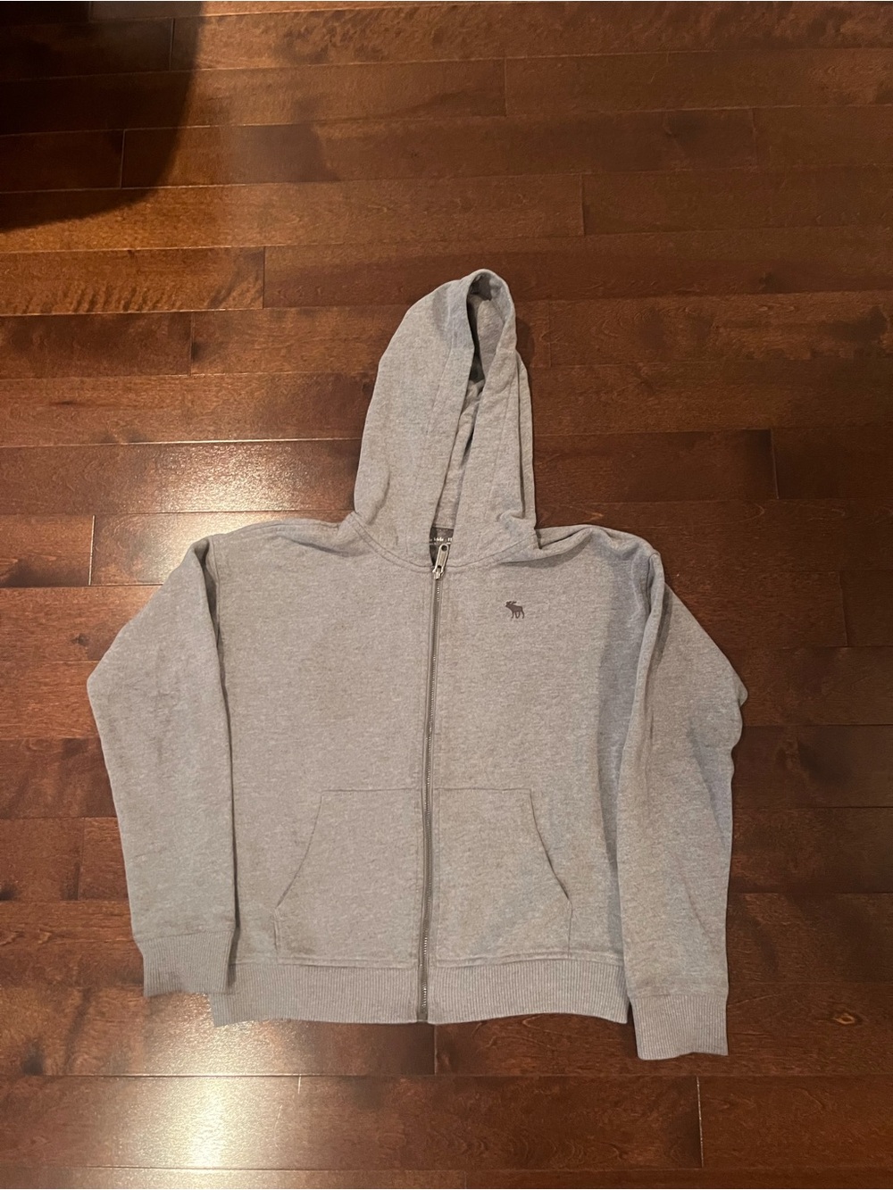 abercrombie kids Gray Zip-Up Hoodie